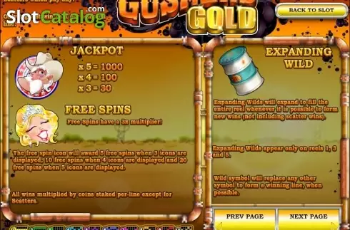 Οθόνη3. Gushers Gold Κουλοχέρης 