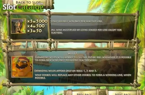 Οθόνη3. Jolly Roger's Jackpot Κουλοχέρης 
