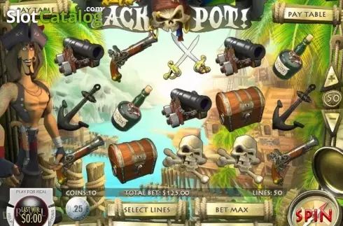 Οθόνη5. Jolly Roger's Jackpot Κουλοχέρης 