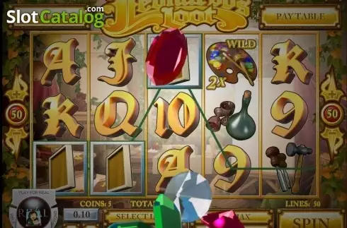 Οθόνη7. Leonardo's Loot Κουλοχέρης