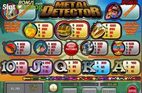 Οθόνη2. Metal Detector Κουλοχέρης