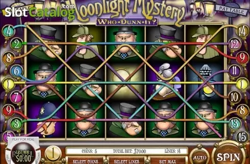 Οθόνη3. Moonlight Mystery Κουλοχέρης 