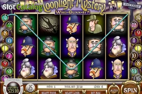 Οθόνη5. Moonlight Mystery Κουλοχέρης 