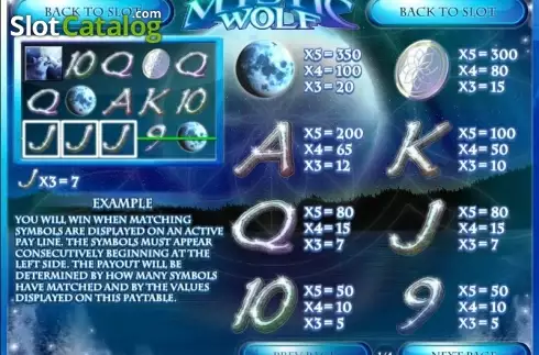 Οθόνη2. Mystic Wolf (Rival Gaming) Κουλοχέρης