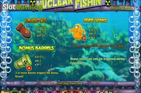 Οθόνη3. Nuclear Fishin' Κουλοχέρης