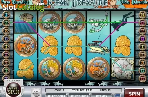 Οθόνη5. Ocean Treasure Κουλοχέρης