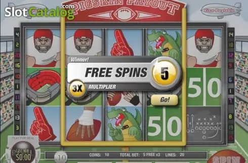 Οθόνη5. Pigskin Payout Κουλοχέρης
