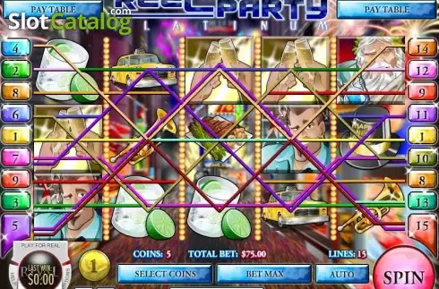 Οθόνη4. Reel Party Platinum Κουλοχέρης