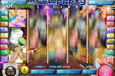 Οθόνη5. Reel Party Platinum Κουλοχέρης