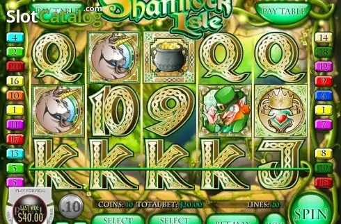 Οθόνη6. Shamrock Isle Κουλοχέρης