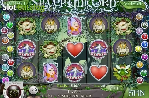 Οθόνη7. Silver Unicorn Κουλοχέρης