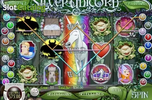 Οθόνη8. Silver Unicorn Κουλοχέρης