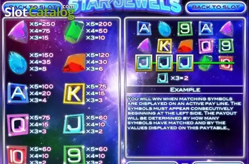 Οθόνη2. Star Jewels (Rival Gaming) Κουλοχέρης