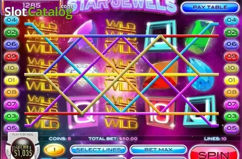 Οθόνη7. Star Jewels (Rival Gaming) Κουλοχέρης