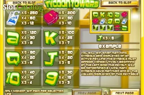 Οθόνη2. Tycoon Towers Κουλοχέρης