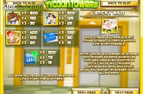 Οθόνη3. Tycoon Towers Κουλοχέρης