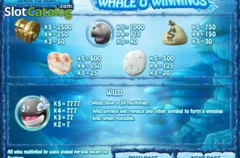 Οθόνη3. Whale O' Winnings Κουλοχέρης