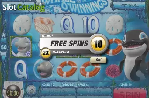 Οθόνη9. Whale O' Winnings Κουλοχέρης