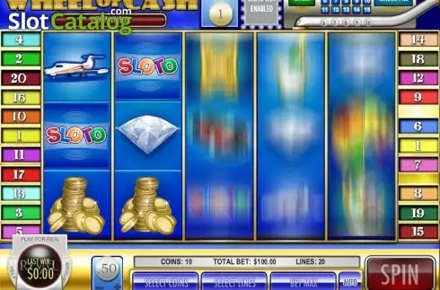 Οθόνη4. Wheel of Cash Κουλοχέρης