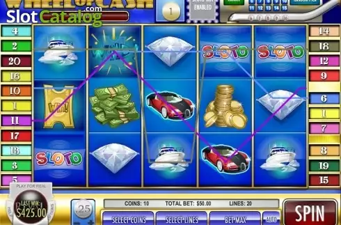 Οθόνη5. Wheel of Cash Κουλοχέρης