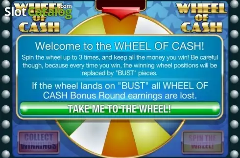 Οθόνη7. Wheel of Cash Κουλοχέρης