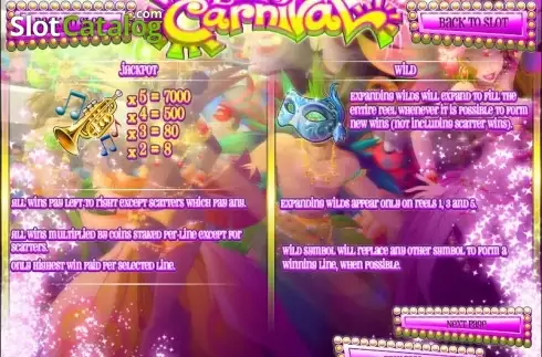 Οθόνη3. Wild Carnival Κουλοχέρης 