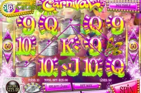 Οθόνη7. Wild Carnival Κουλοχέρης 