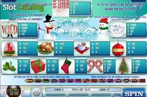 Οθόνη2. Winter Wonders (Rival) Κουλοχέρης 