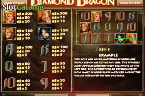 Οθόνη2. Diamond Dragon Κουλοχέρης