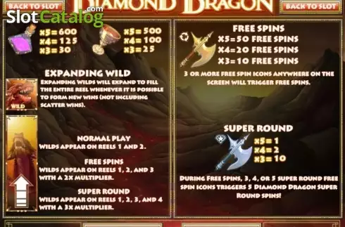 Οθόνη3. Diamond Dragon Κουλοχέρης