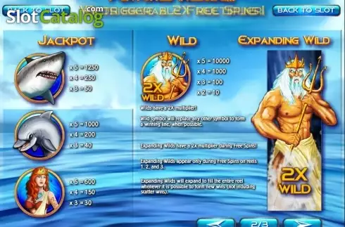 Οθόνη3. Rise of Poseidon (Rival Gaming) Κουλοχέρης 
