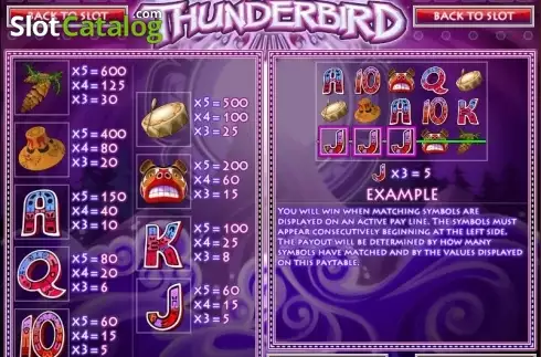 Οθόνη2. Thunderbird (Rival) Κουλοχέρης