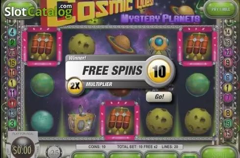 Οθόνη4. Cosmic Quest: Mystery Planets Κουλοχέρης 