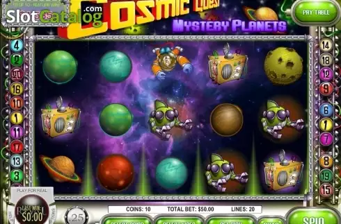 Οθόνη5. Cosmic Quest: Mystery Planets Κουλοχέρης 