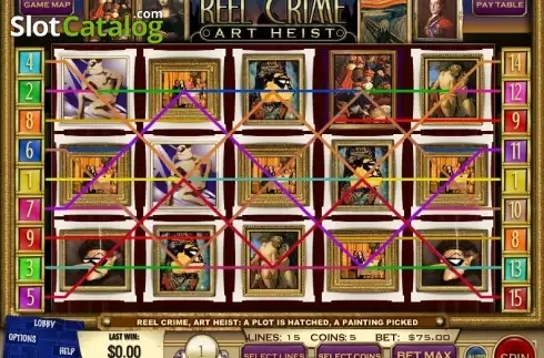 Οθόνη3. Reel Crime: Art Heist Κουλοχέρης 