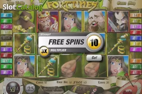 Οθόνη5. Sherwood Forest Fortunes Κουλοχέρης