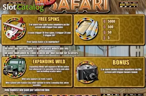 Οθόνη3. Wild Safari (Rival) Κουλοχέρης 