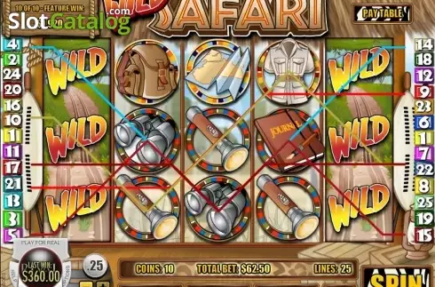 Οθόνη6. Wild Safari (Rival) Κουλοχέρης 