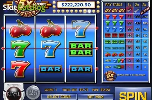 Οθόνη2. Jackpot 5X Wins Κουλοχέρης