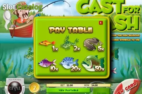 Οθόνη2. Cast for Cash Scratch and Win Κουλοχέρης