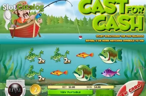 Οθόνη3. Cast for Cash Scratch and Win Κουλοχέρης