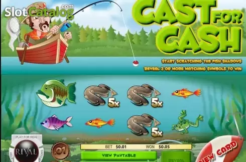 Οθόνη4. Cast for Cash Scratch and Win Κουλοχέρης
