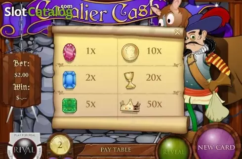 Οθόνη2. Cavalier Cash Scratch and Win Κουλοχέρης