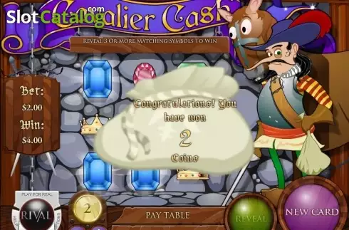 Οθόνη4. Cavalier Cash Scratch and Win Κουλοχέρης