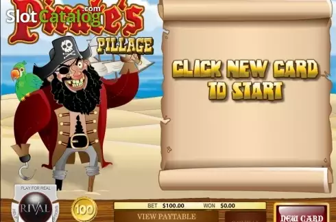 Οθόνη3. Pirate's Pillage Scratch and Win Κουλοχέρης