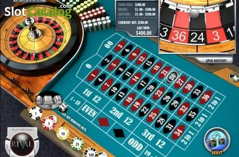 Οθόνη3. American Roulette (Rival) Κουλοχέρης