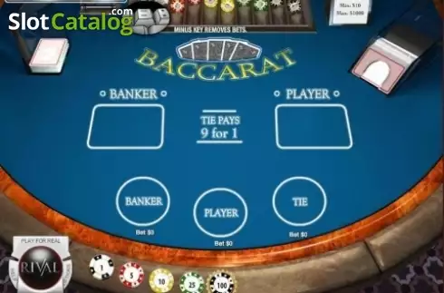 Οθόνη3. Baccarat (Rival) Κουλοχέρης