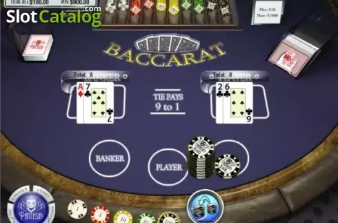 Οθόνη4. Baccarat (Rival) Κουλοχέρης