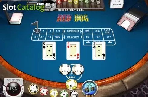 Οθόνη3. Red Dog (Rival) Κουλοχέρης
