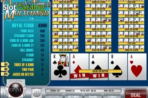 Οθόνη8. Aces and Faces (Rival) Κουλοχέρης 